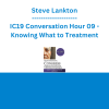 Steve Lankton - IC19 Conversation Hour 09 - Knowing What to Treatment