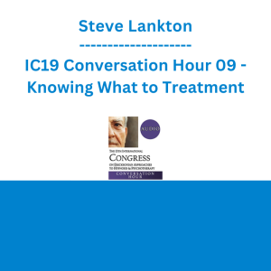 Steve Lankton - IC19 Conversation Hour 09 - Knowing What to Treatment
