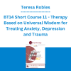 Teresa Robles - BT14 Short Course 11 - Therapy Based on Universal Wisdom for Treating Anxiety, Depression and Trauma