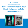 AJ Studio - 800+ Transitions Pack & 800+ Film & Hollywood LUTs for DaVinci Resolve