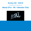 Ducky 3D - EZCO - Metal (Pro - 4K + Blender File)