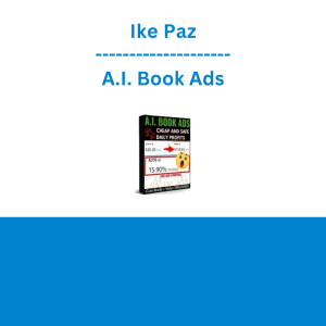 Ike Paz - A.I. Book Ads