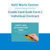 Kelli Marie Connor - Credit Card Auth Form | Individual Contract