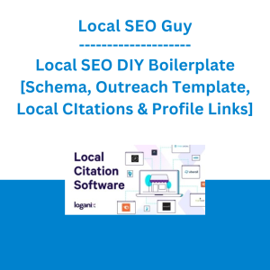 Local SEO Guy - Local SEO DIY Boilerplate [Schema, Outreach Template, Local CItations & Profile Links]