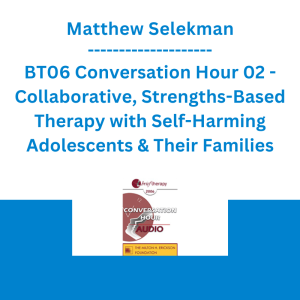 Matthew Selekman - BT06 Conversation Hour 02 - Collaborative, Strengths-Based Therapy with Self-Harming Adolescents & Their Families