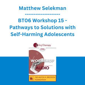 Matthew Selekman - BT06 Workshop 15 - Pathways to Solutions with Self-Harming Adolescents: A Collaborative, Strengths-Based Therapy Approach