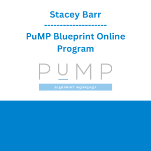 Stacey Barr - PuMP Blueprint Online Program