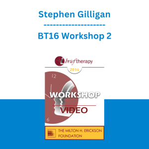 Stephen Gilligan - BT16 Workshop 2 - The Three Positive Connections Needed For Creative Therapeutic Change