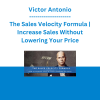 Victor Antonio - The Sales Velocity Formula | Increase Sales Without Lowering Your Price - Sales Gravy