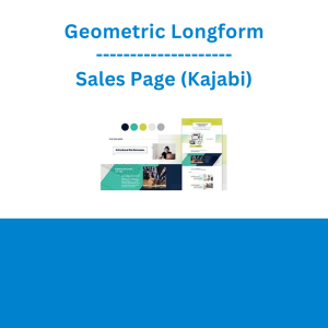 Geometric Longform Sales Page (Kajabi)