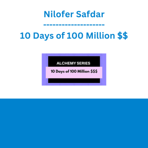 Nilofer Safdar - 10 Days of 100 Million $$